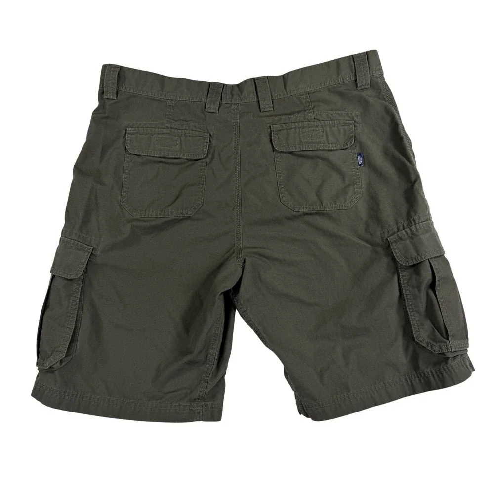 The North Face Cargo Shorts Mens 40 Olive Green Ripstop Hiking Outdoor‎ Utility